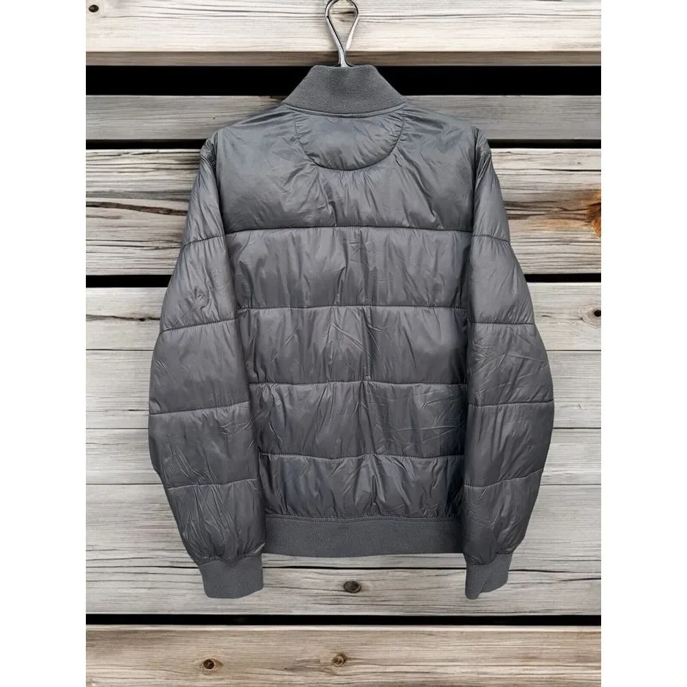 Abercrombie & Fitch Gray Puffer Jacket‎ Men's Size S